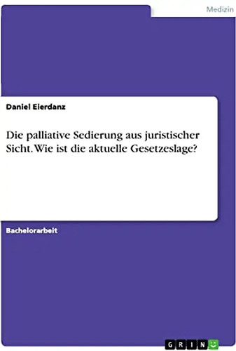 Die palliative sedierung aus - die,
