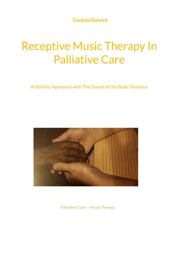 Receptive music therapy - receptive,